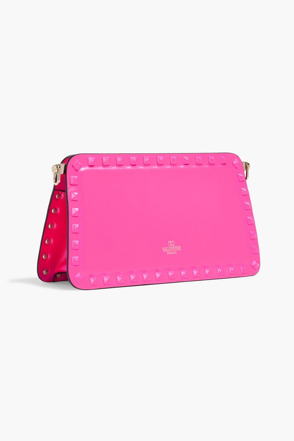 VALENTINO GARAVANI Rockstud leather clutch