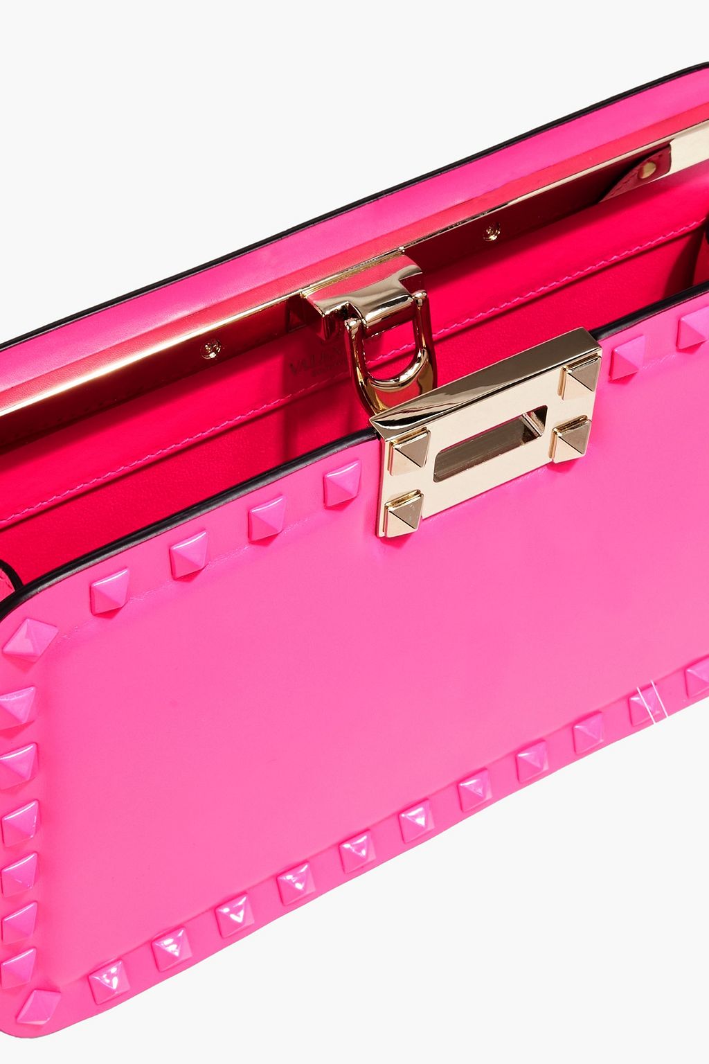 VALENTINO GARAVANI Rockstud leather clutch