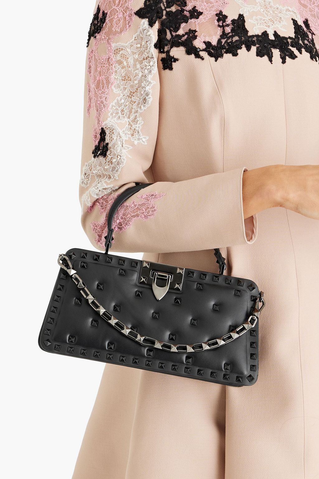 VALENTINO GARAVANI Rockstud padded leather tote