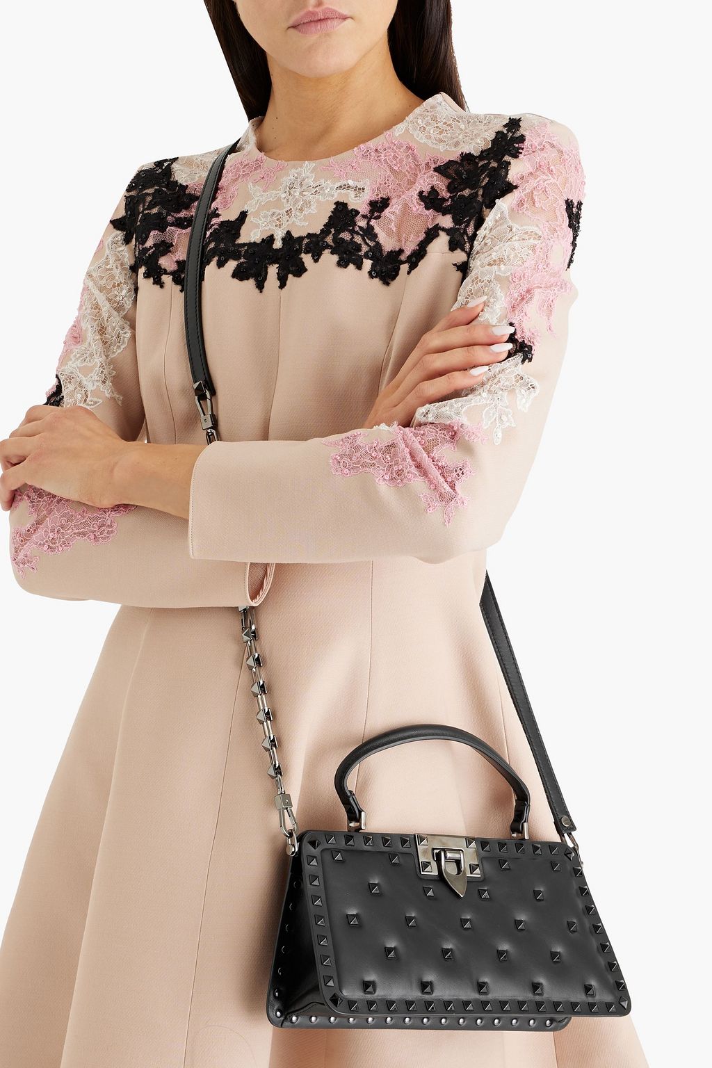 VALENTINO GARAVANI Rockstud padded leather tote