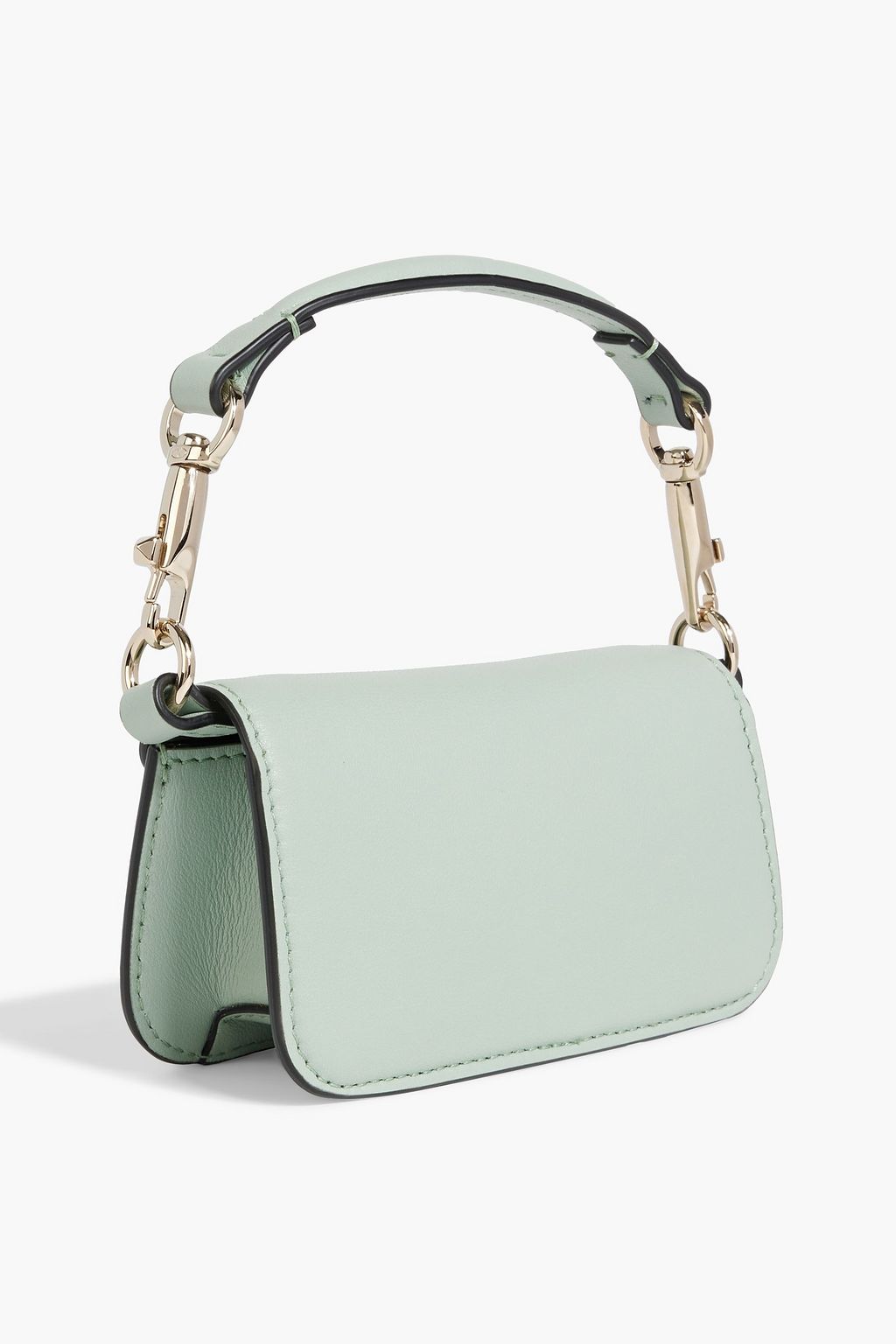 VALENTINO GARAVANI Locò small crystal-embellished leather shoulder bag