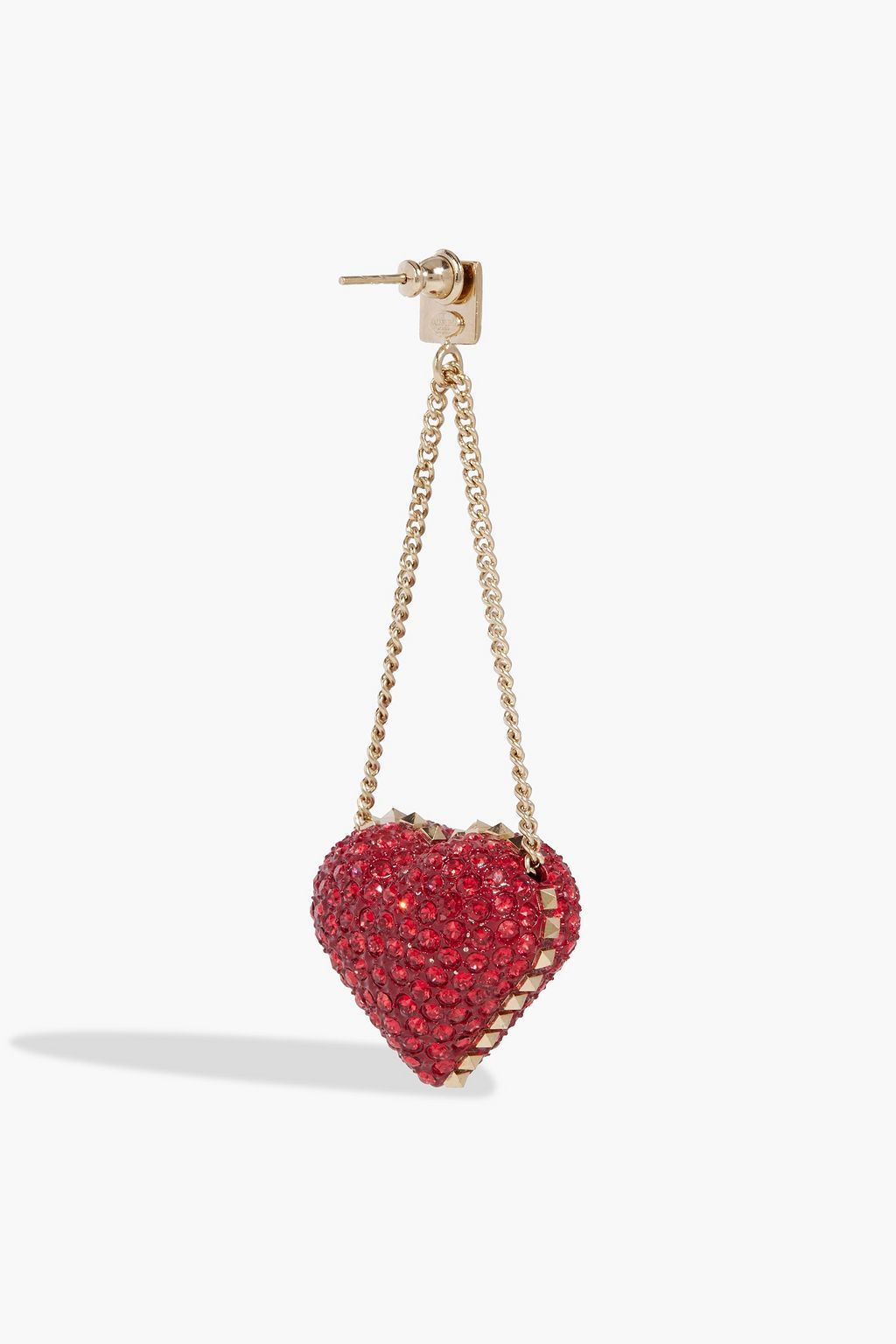 VALENTINO GARAVANI Gold-tone crystal earrings