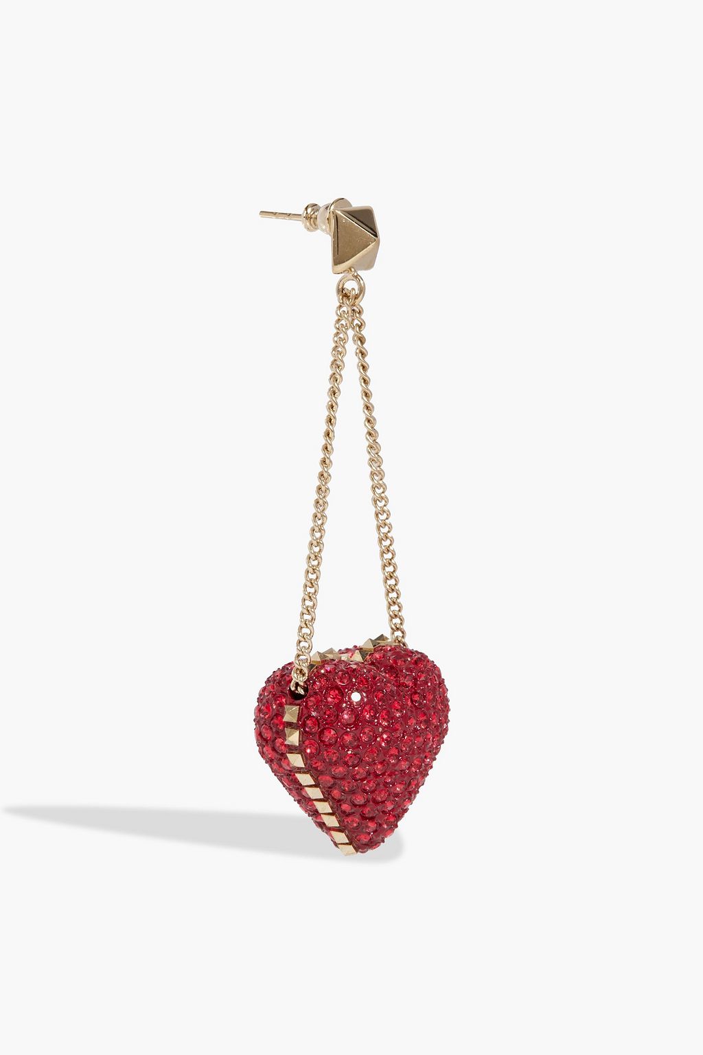 VALENTINO GARAVANI Gold-tone crystal earrings