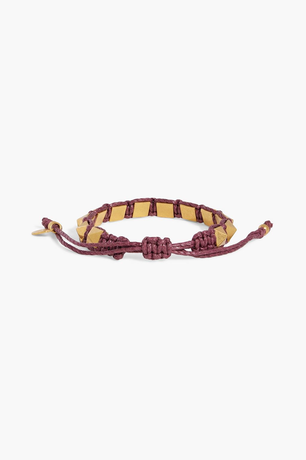 VALENTINO GARAVANI Gold-tone cord bracelet