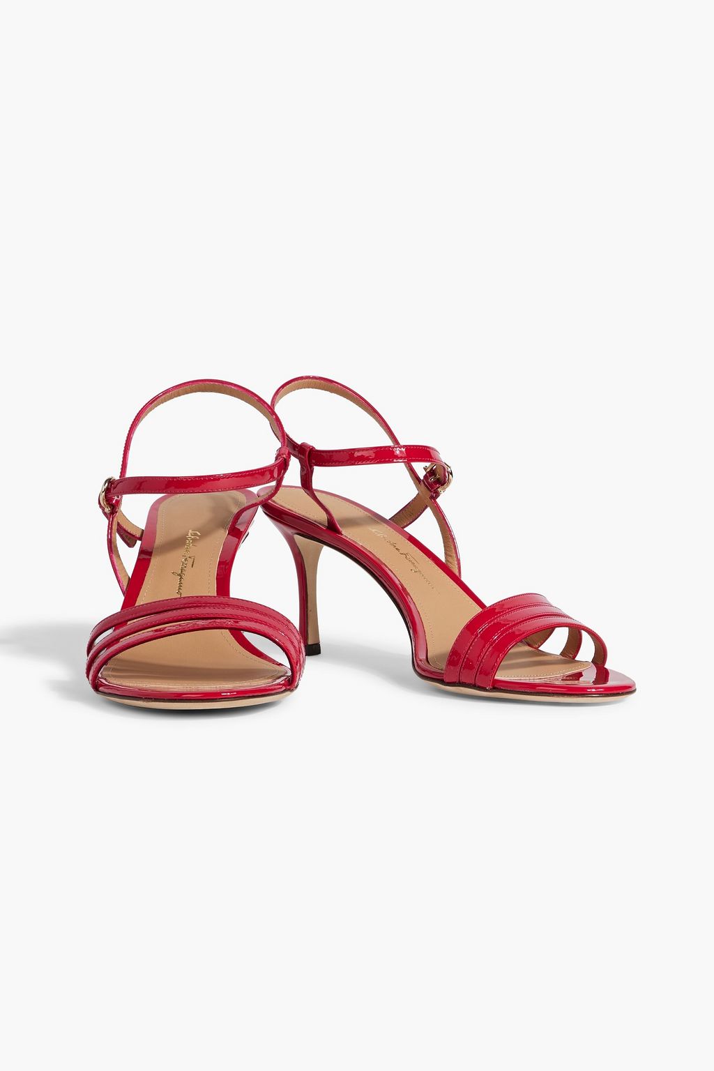 FERRAGAMO Idwige patent-leather sandals