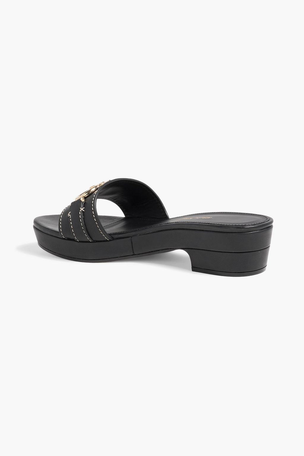 FERRAGAMO Philein embellished leather mules