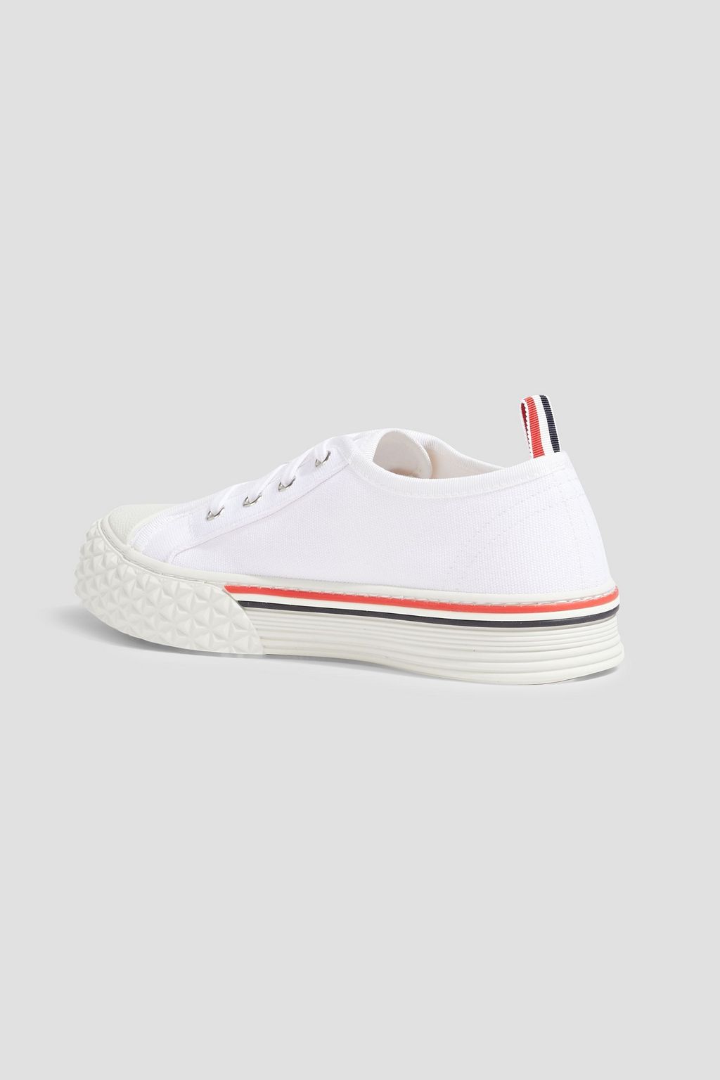 THOM BROWNE Collegiate canvas sneakers