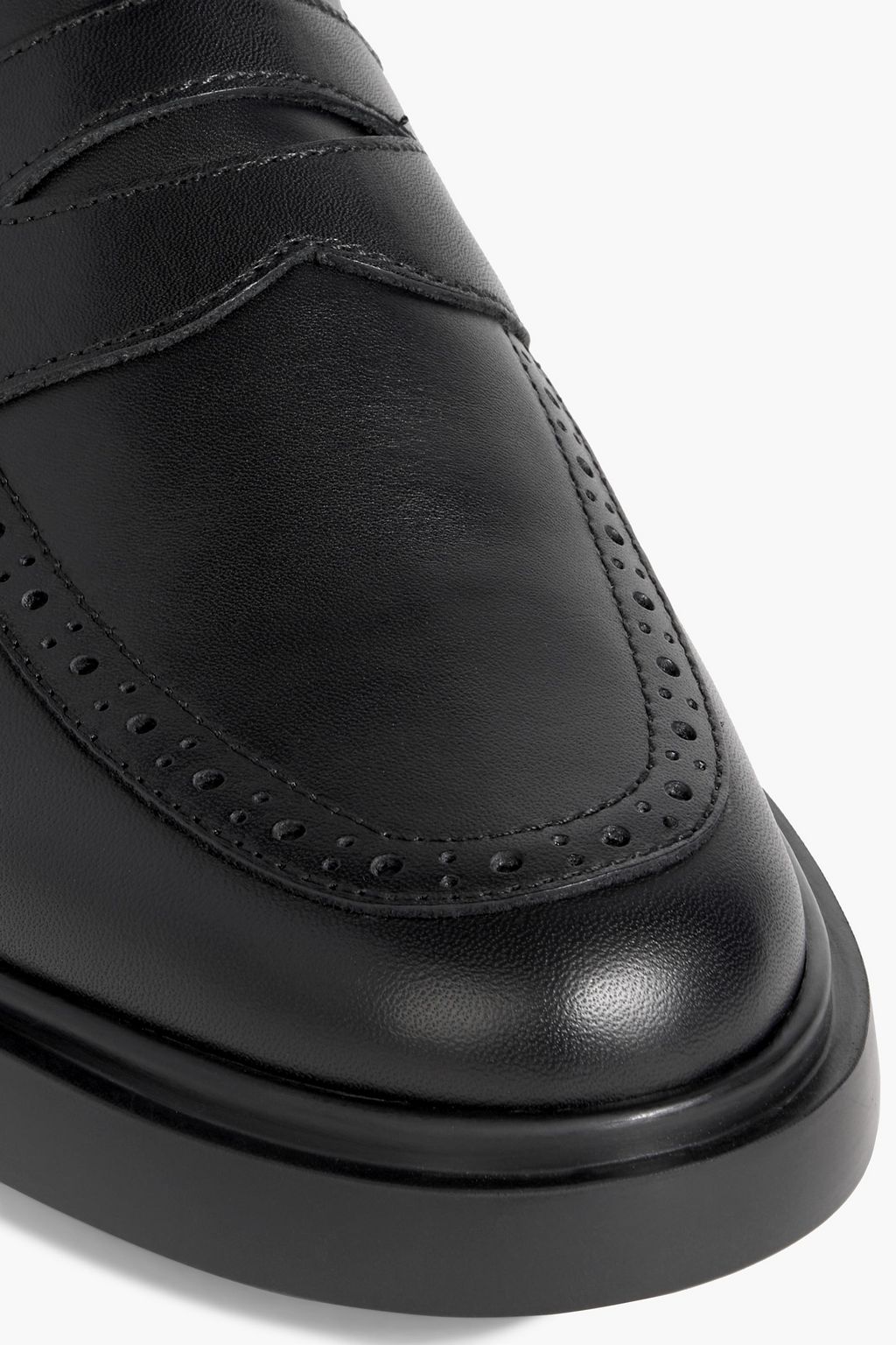 THOM BROWNE Tassel Kilt leather ankle boots