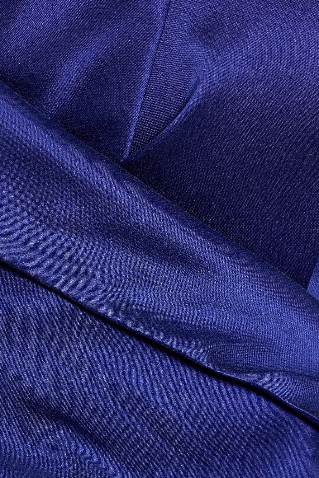 ZIMMERMANN Silk-satin mini wrap dress