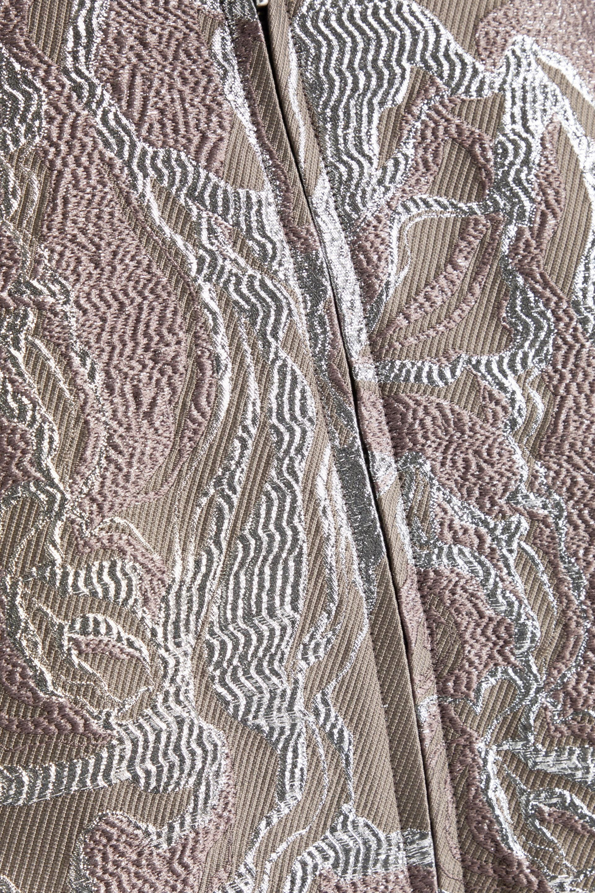 Stine Goya Oversized metallic brocade bomber jacket thumbnail