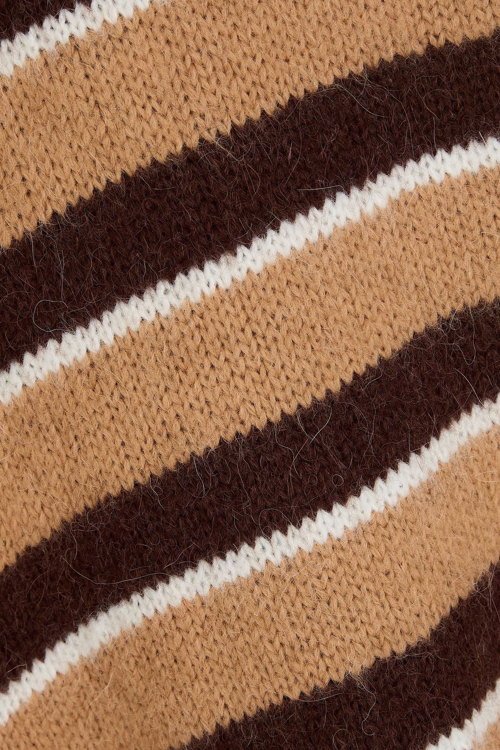 STINE GOYA كنزة رياضية بتصميم مخطط ومحبوك