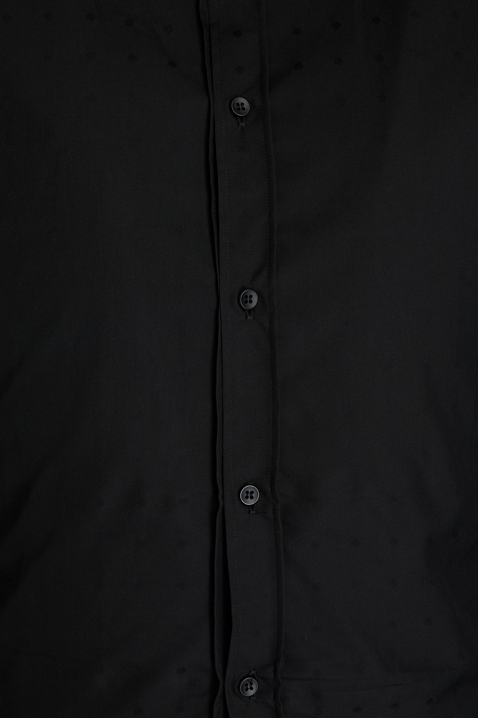 DOLCE & GABBANA POLKA-DOT COTTON-JACQUARD SHIRT