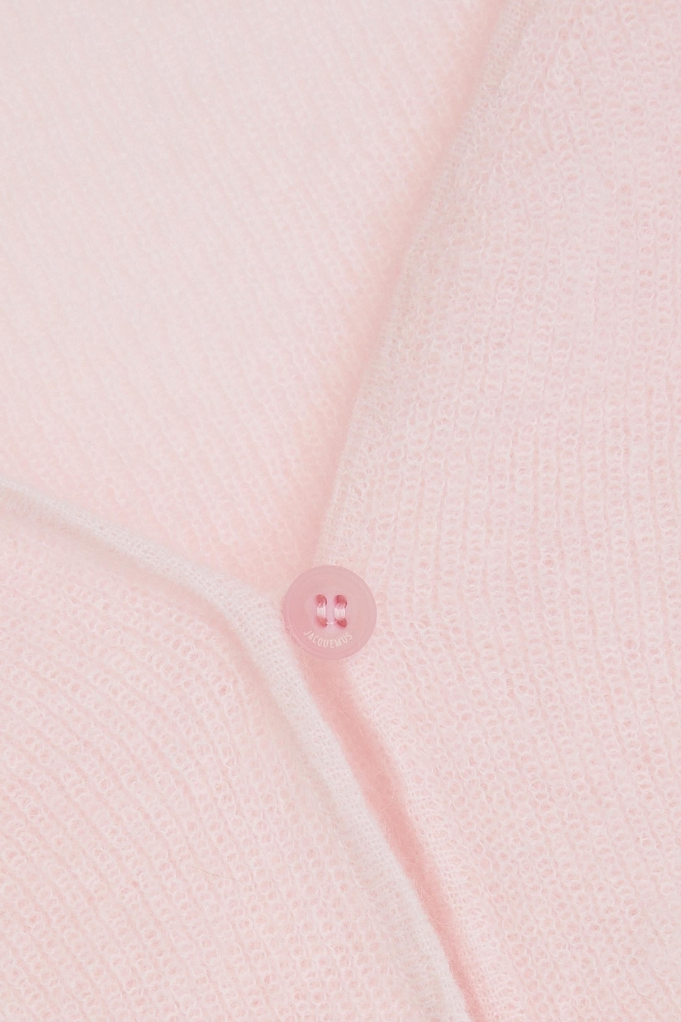 Jacquemus Le Cardigan Alzou Mohair-blend Cardigan In Pastel Pink