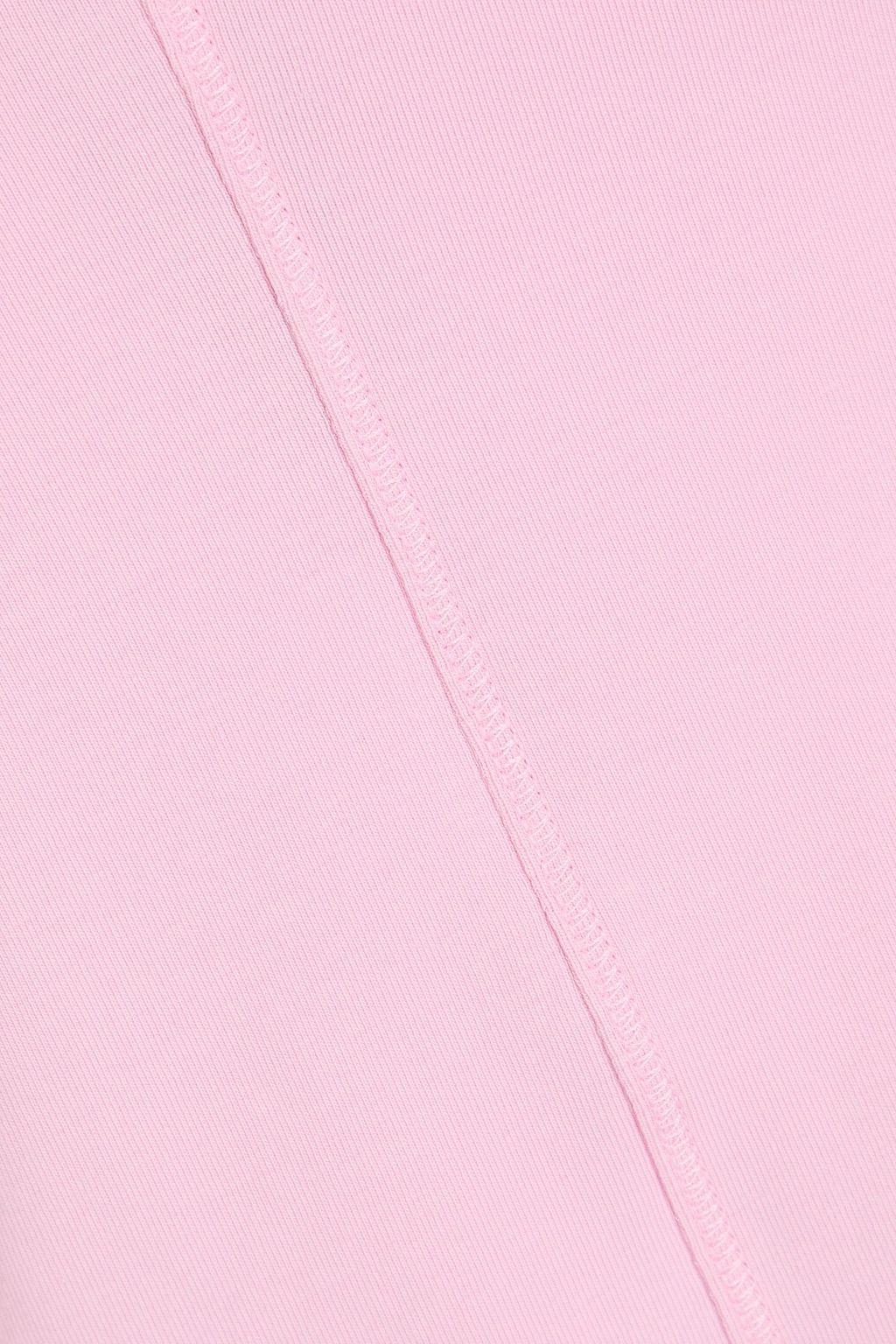 JACQUEMUS 오프 더 숄더 스트레치 코튼 저지 탑