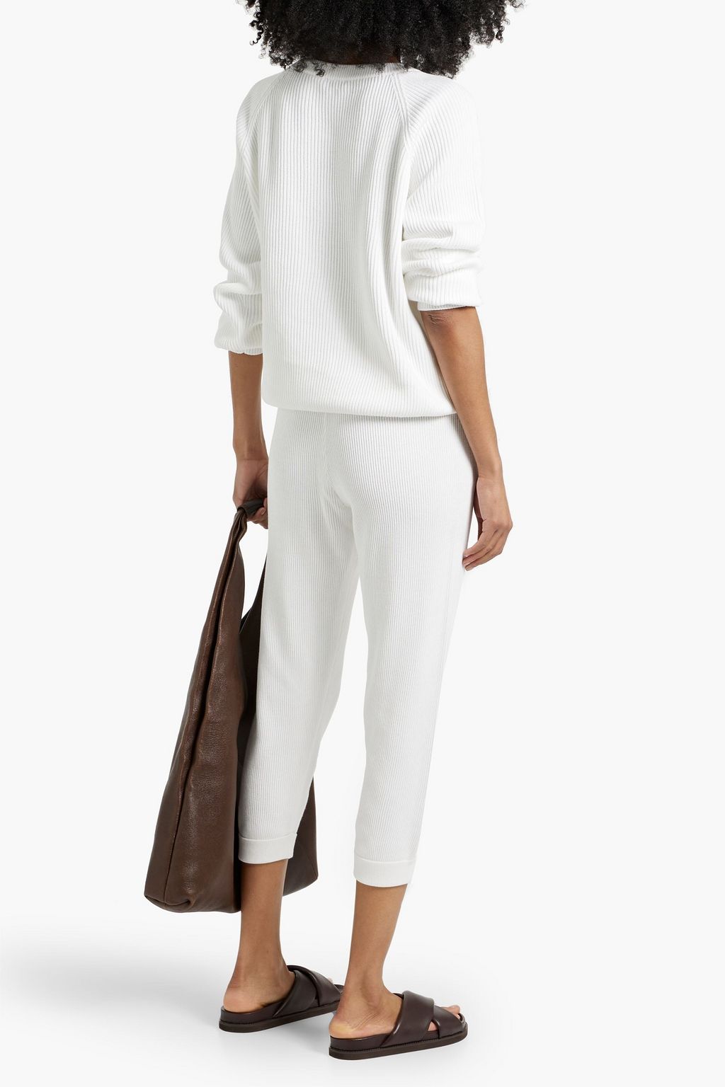 BRUNELLO CUCINELLI Ribbed cotton sweater
