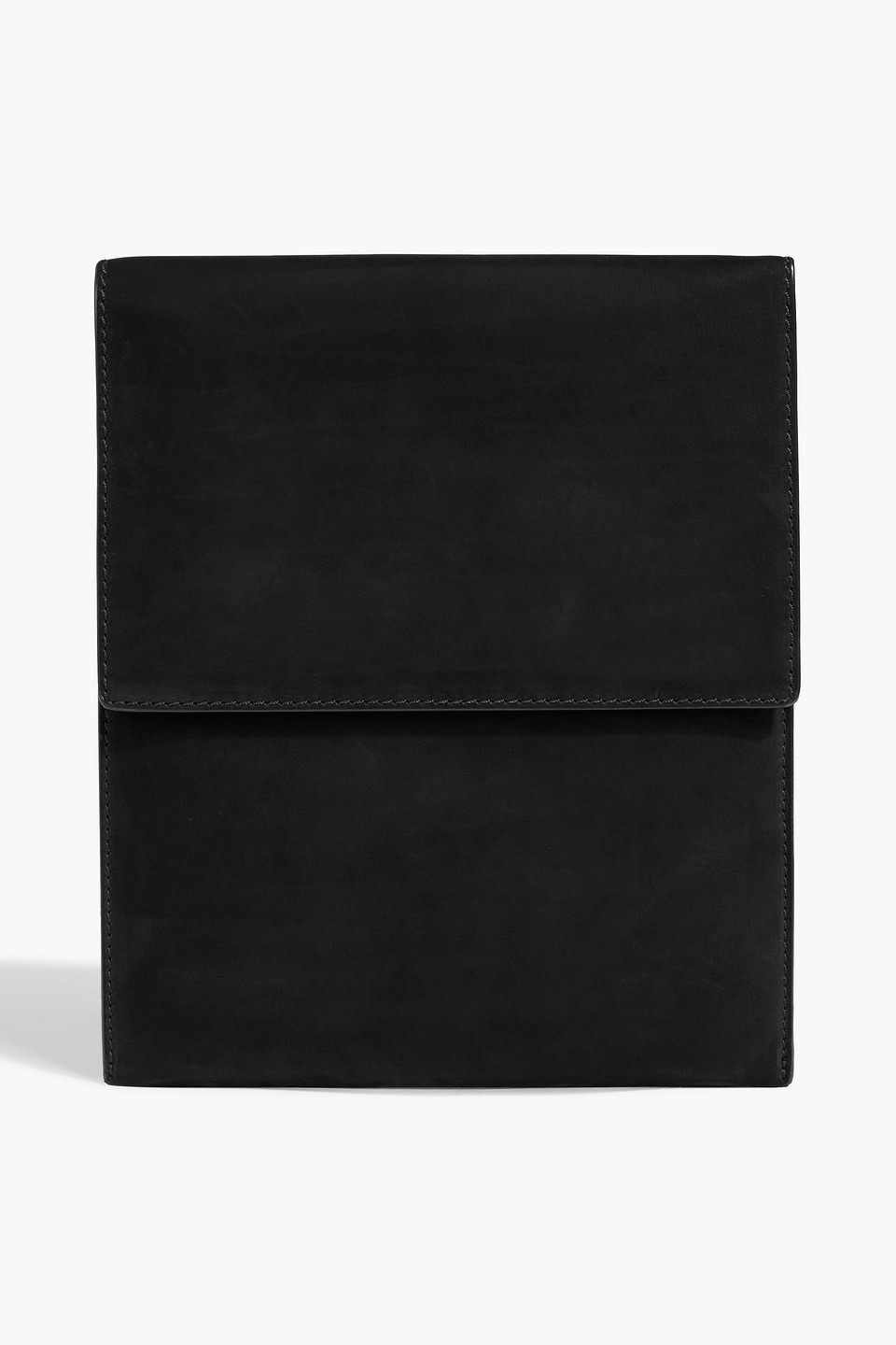 Rick Owens Suede Tablet Case In Black