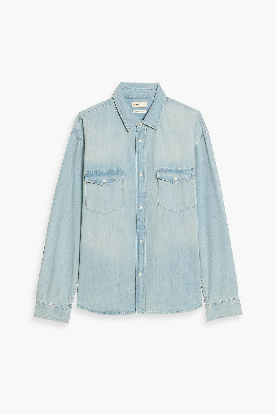 Frame Denim Shirt In Blue