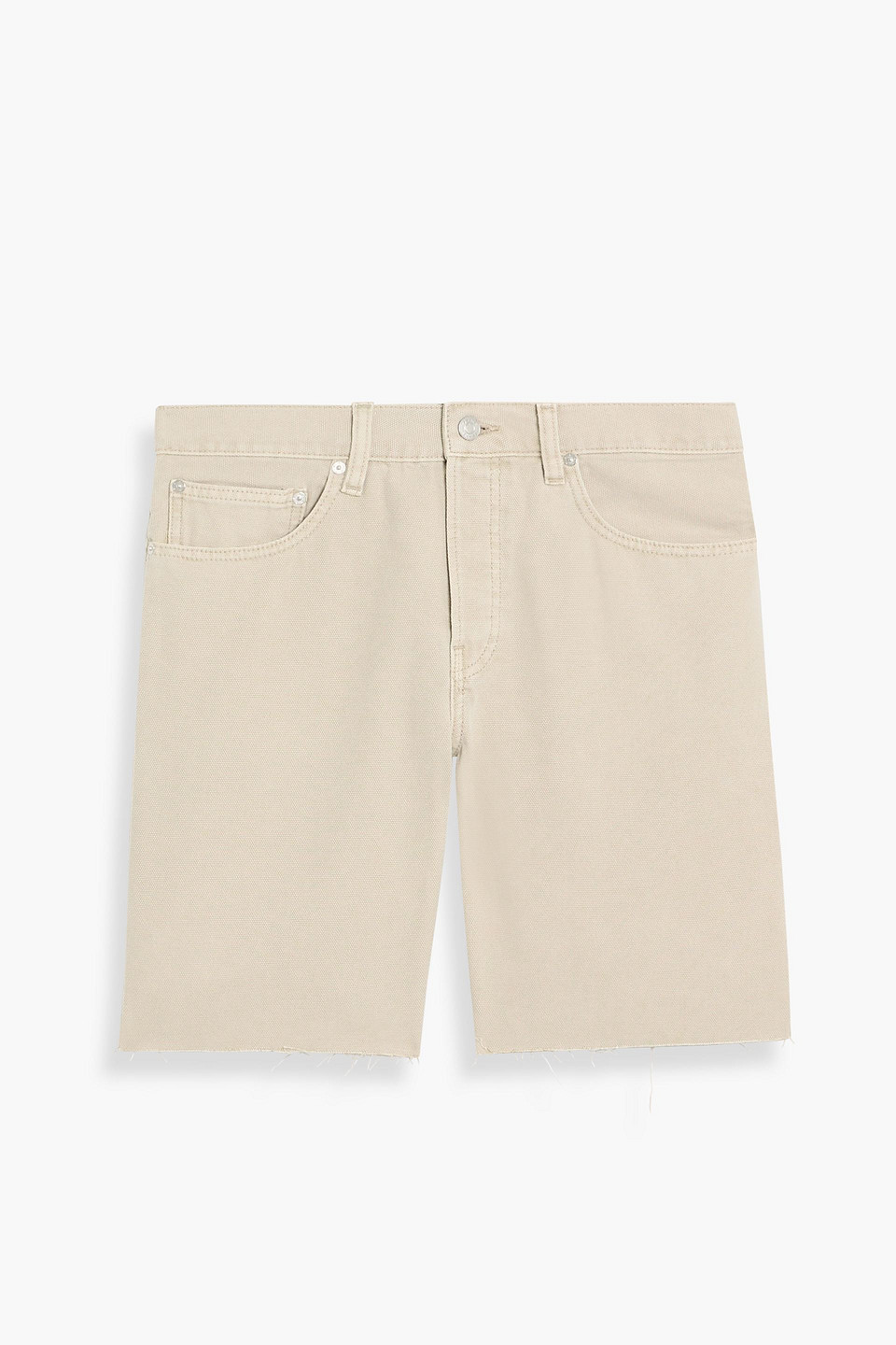 frame - cotton-canvas shorts - neutral - 32