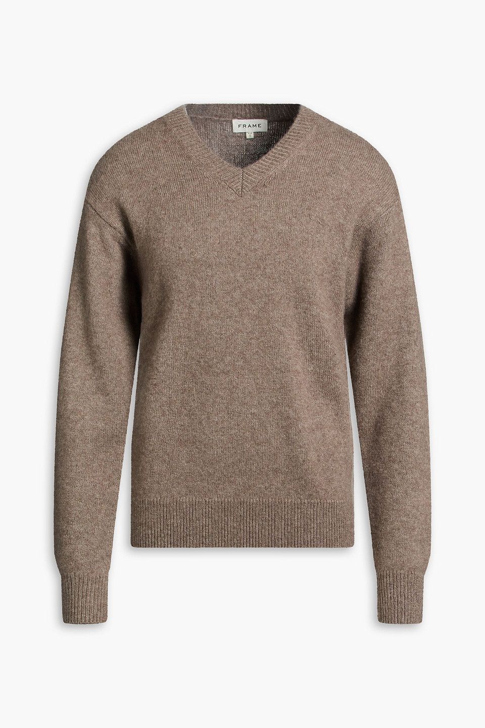 frame - cashmere and silk-blend sweater - neutral - l