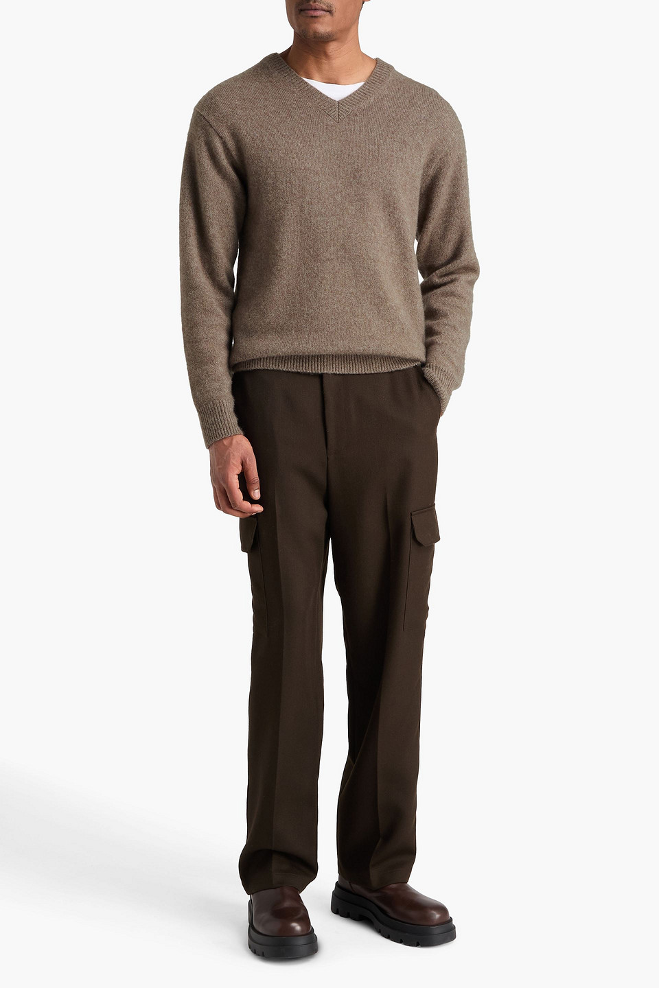 Frame - Pullover Aus Einer Woll-kaschmirmischung - Neutral - S 