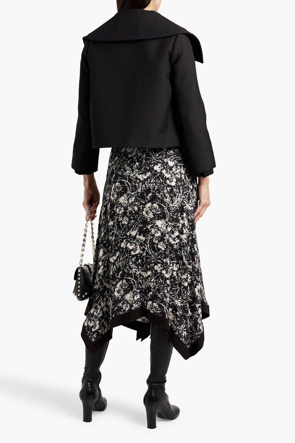 VALENTINO GARAVANI Wool and silk-blend crepe blazer