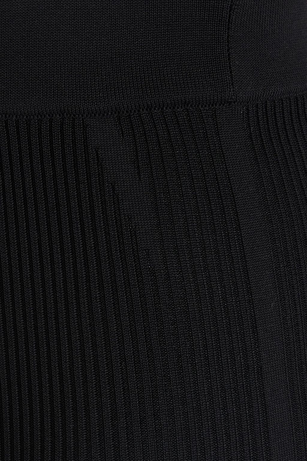 JACQUEMUS شورت "لوكا" من نسيج محبوك بتصميم مضلع