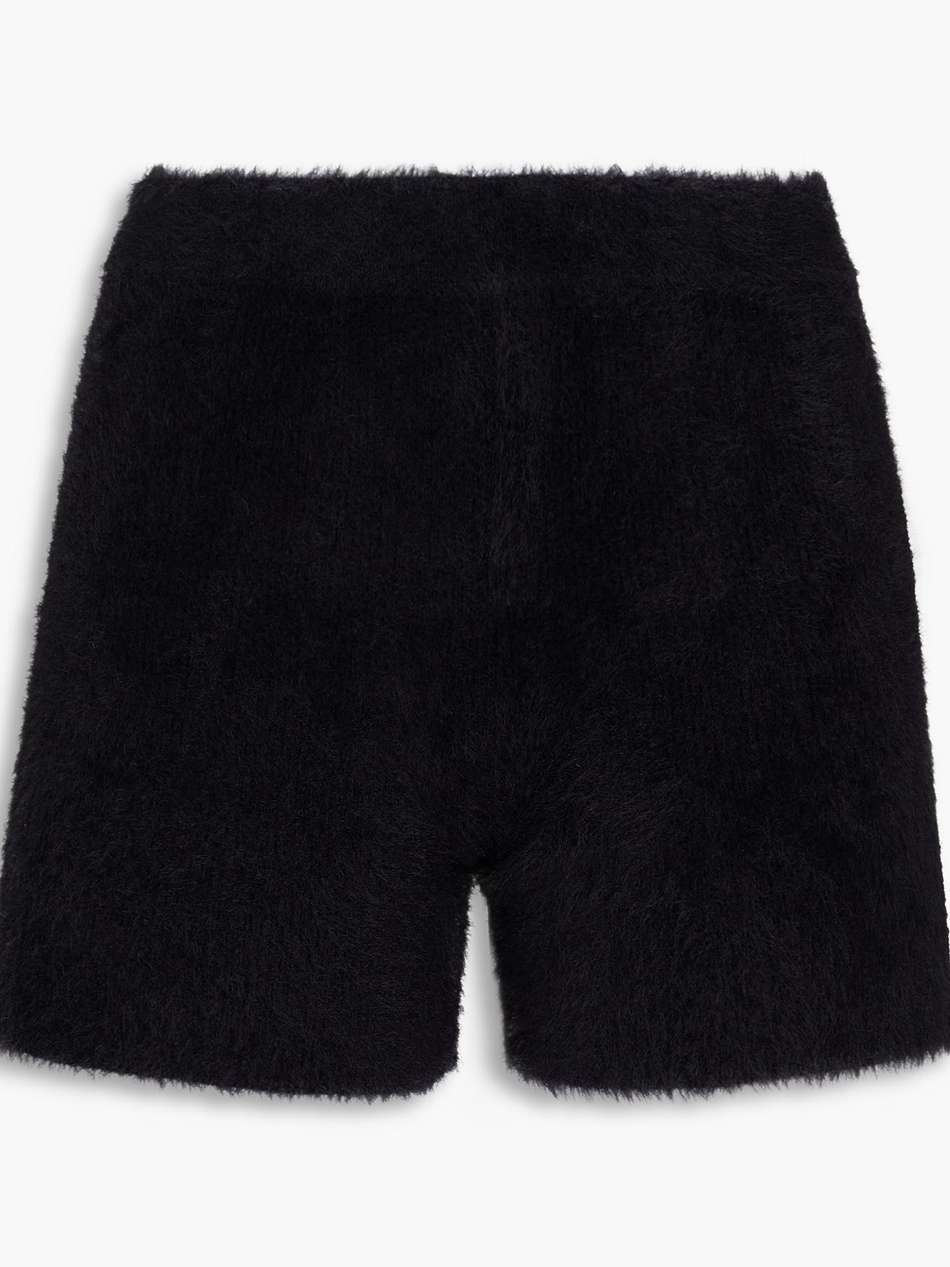 neve brushed knitted shorts