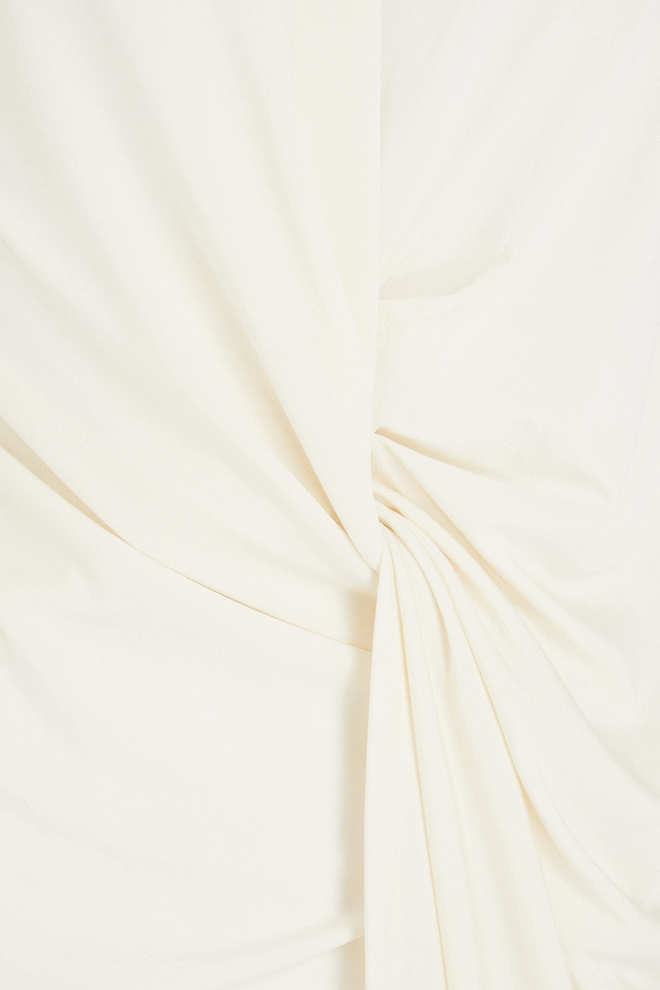 Jacquemus Off-white Le Chouchou 'la Robe Bahia Jersey' Minidress In Ivory