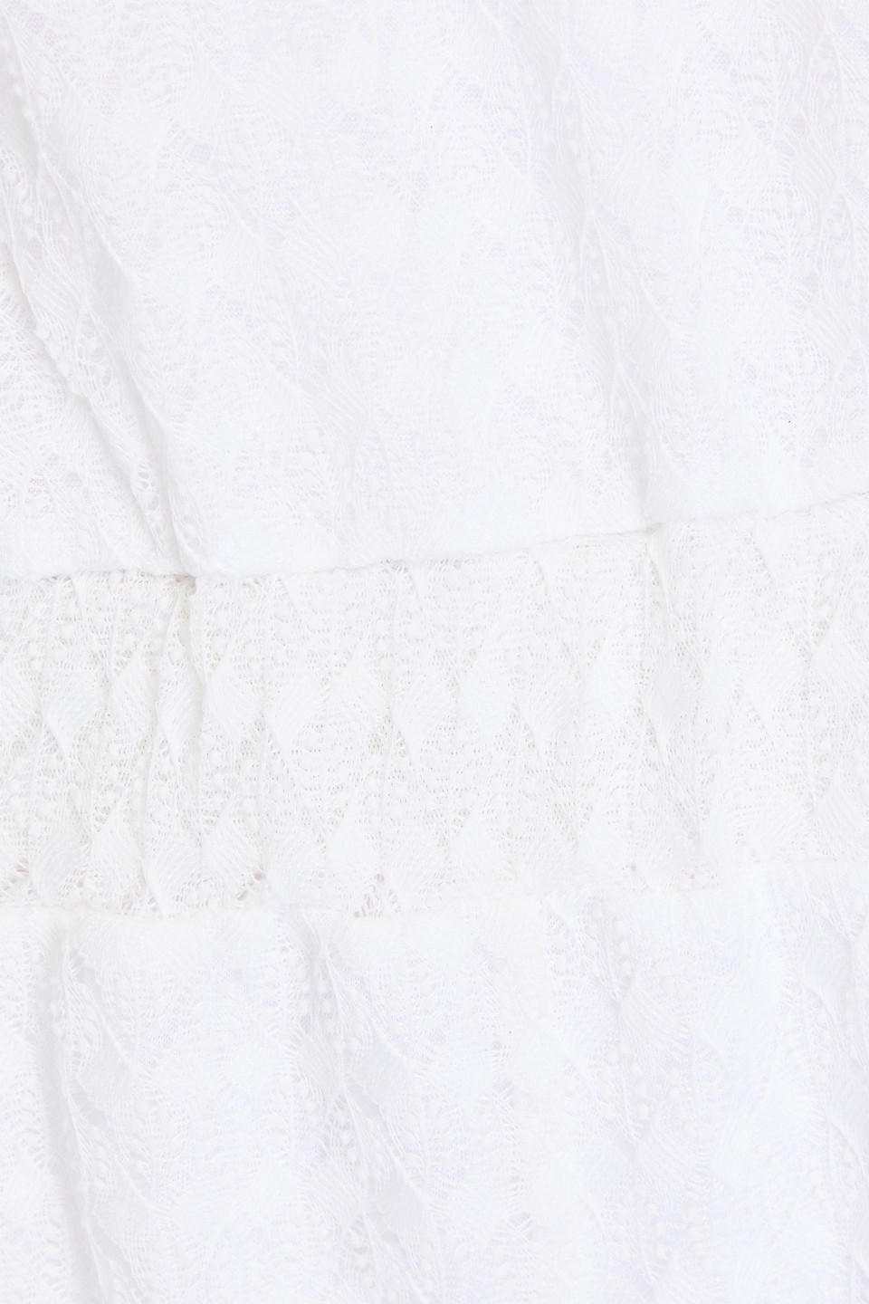 Melissa Odabash Gracie Crocheted Jumpsuit In White
