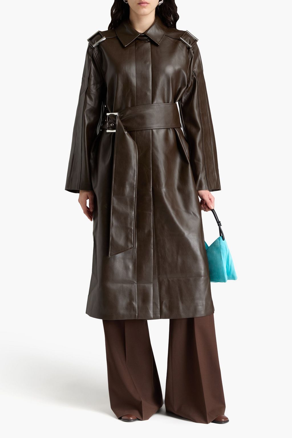 STINE GOYA Belted trench coat