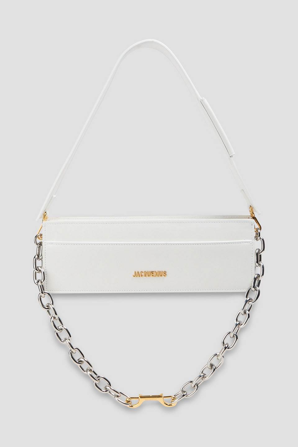 Jacquemus Le Ciuciu Leather Shoulder Bag In White