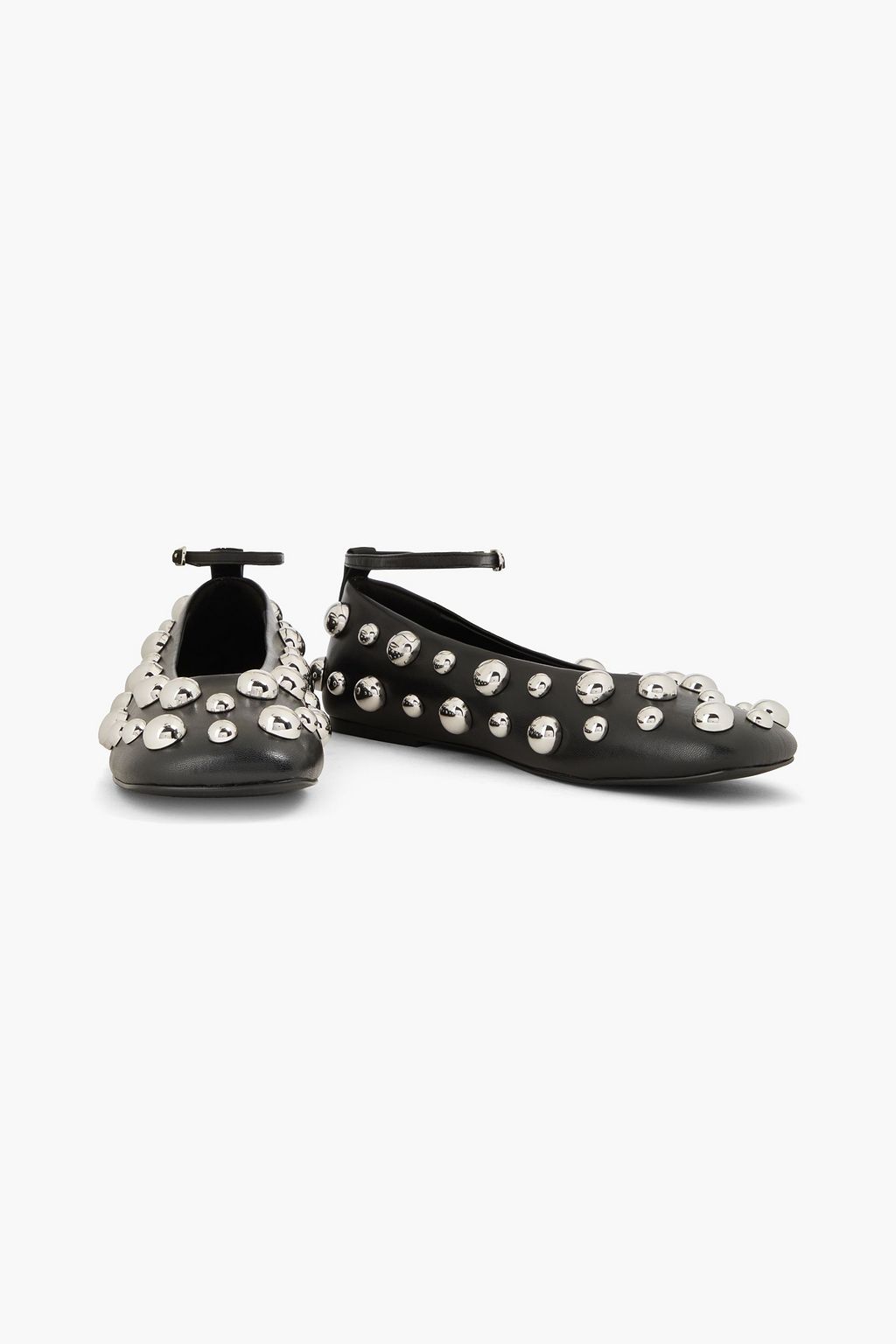 STINE GOYA Studded leather ballet flats