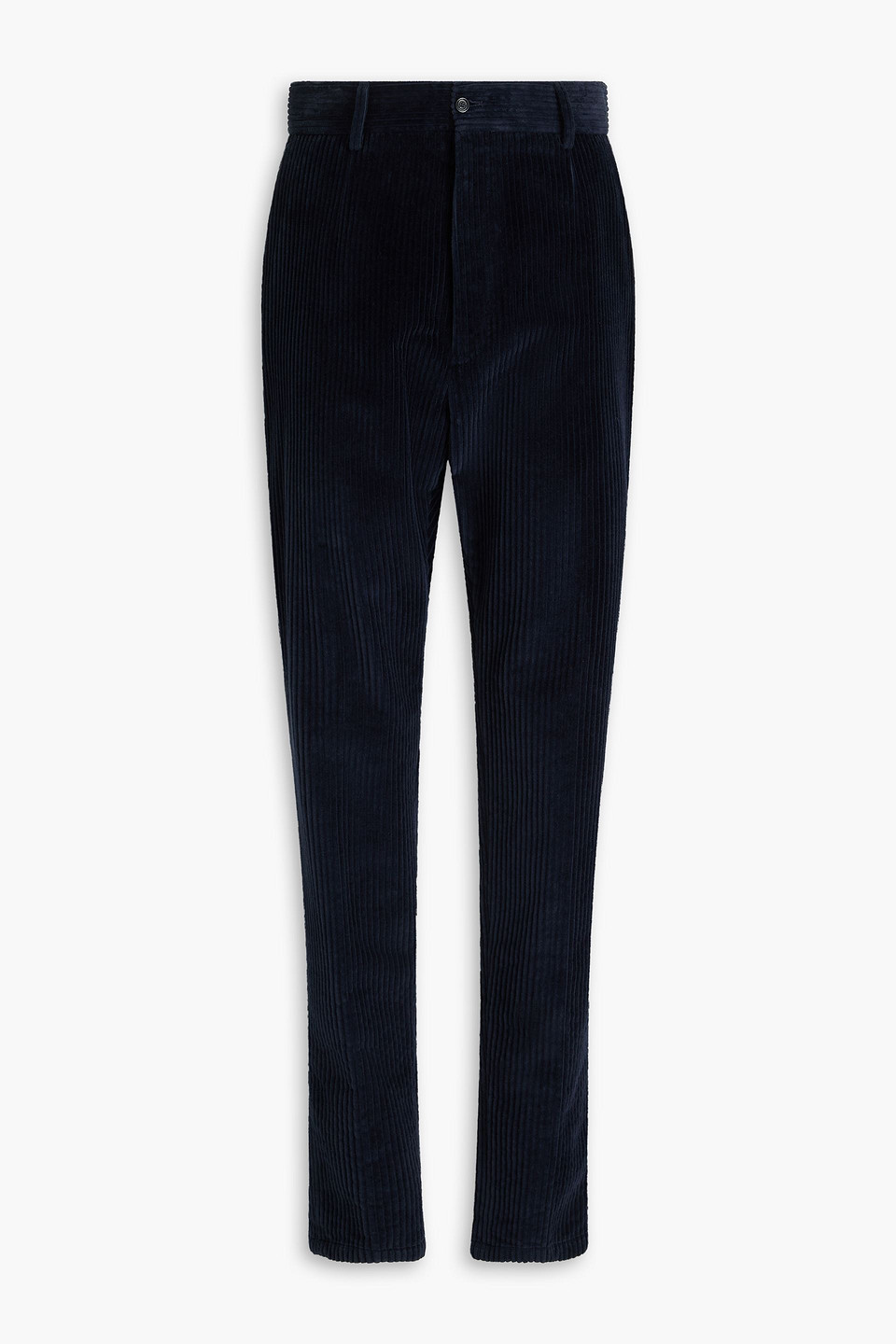 DOLCE & GABBANA TAPERED COTTON-CORDUROY PANTS