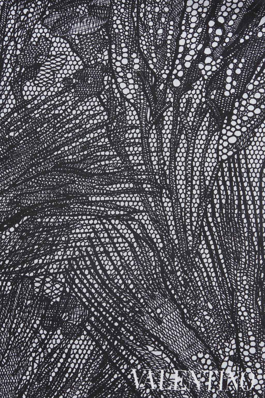 VALENTINO GARAVANI Printed silk-twill scarf