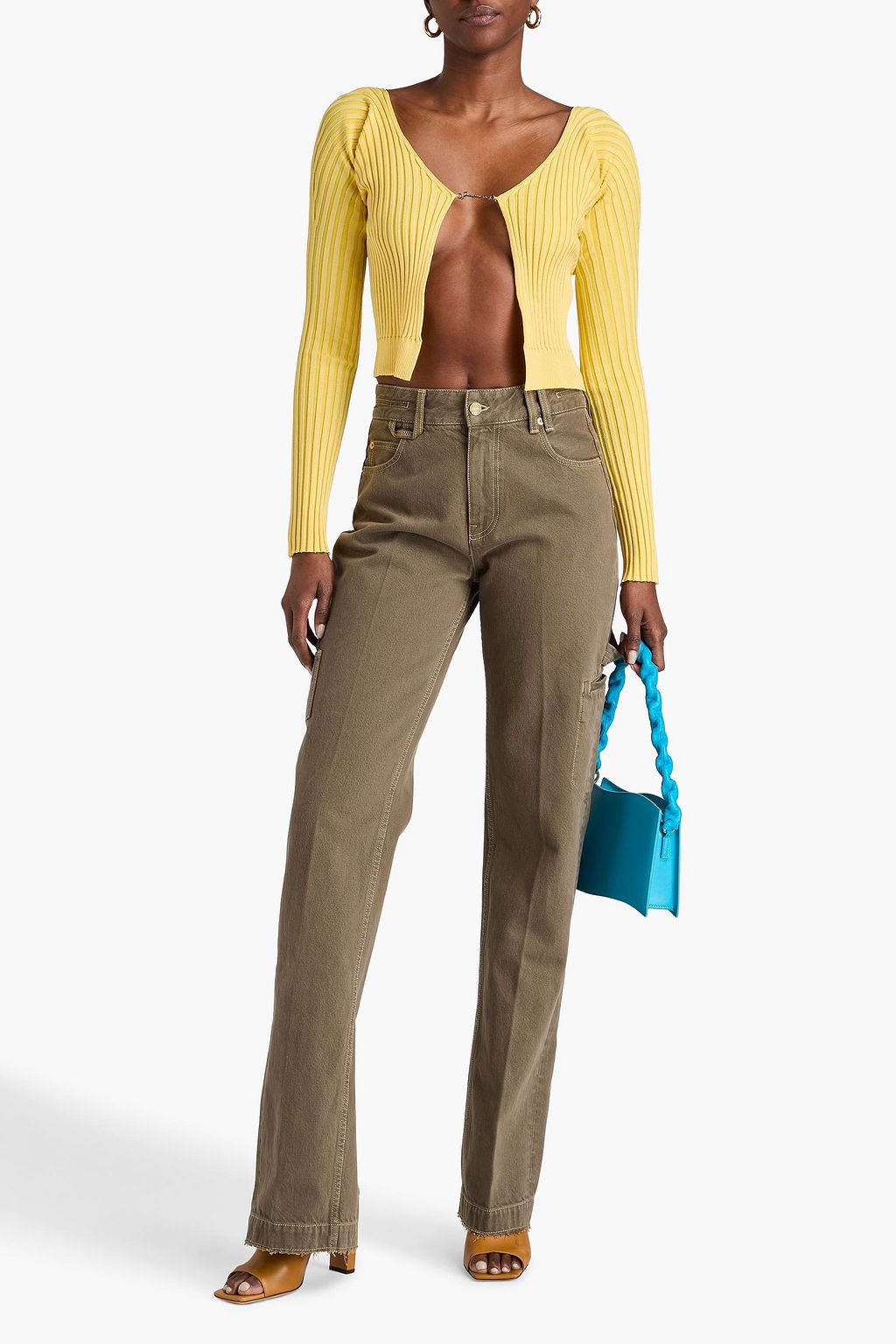 JACQUEMUS Pralu ribbed-knit cardigan