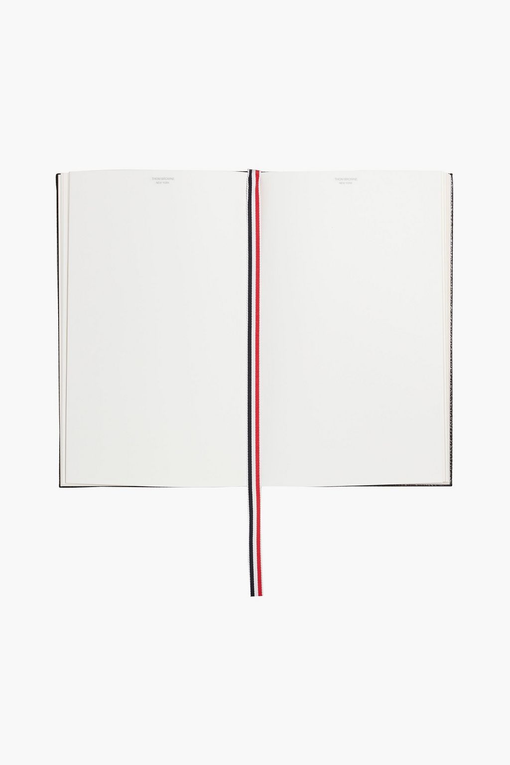 THOM BROWNE Pebbled-leather notebook