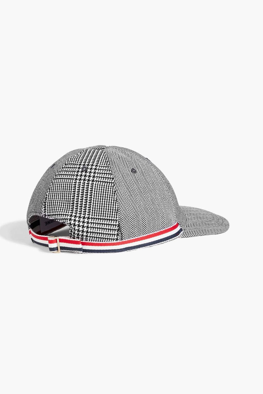 THOM BROWNE Paneled wool baseball cap