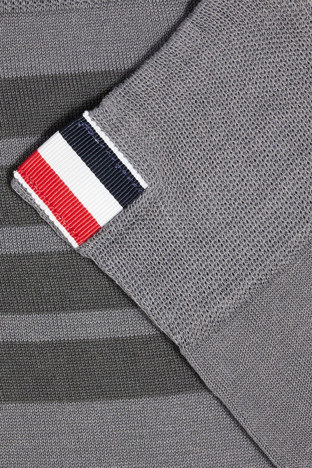 THOM BROWNE Striped cotton-blend socks
