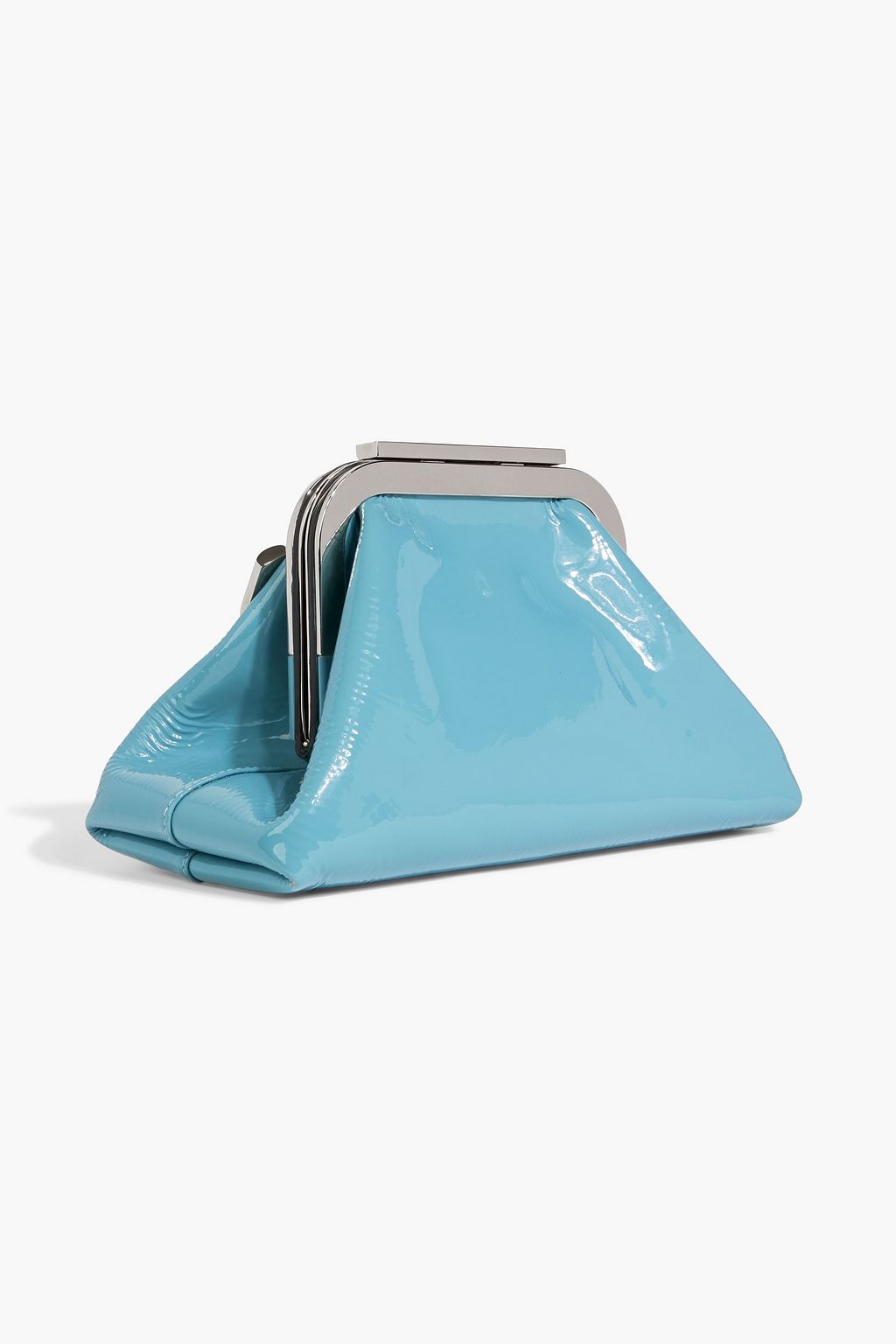 VALENTINO GARAVANI VLOGO patent-leather clutch