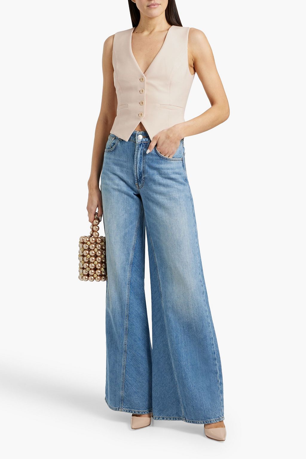 ZIMMERMANN Wool-crepe vest