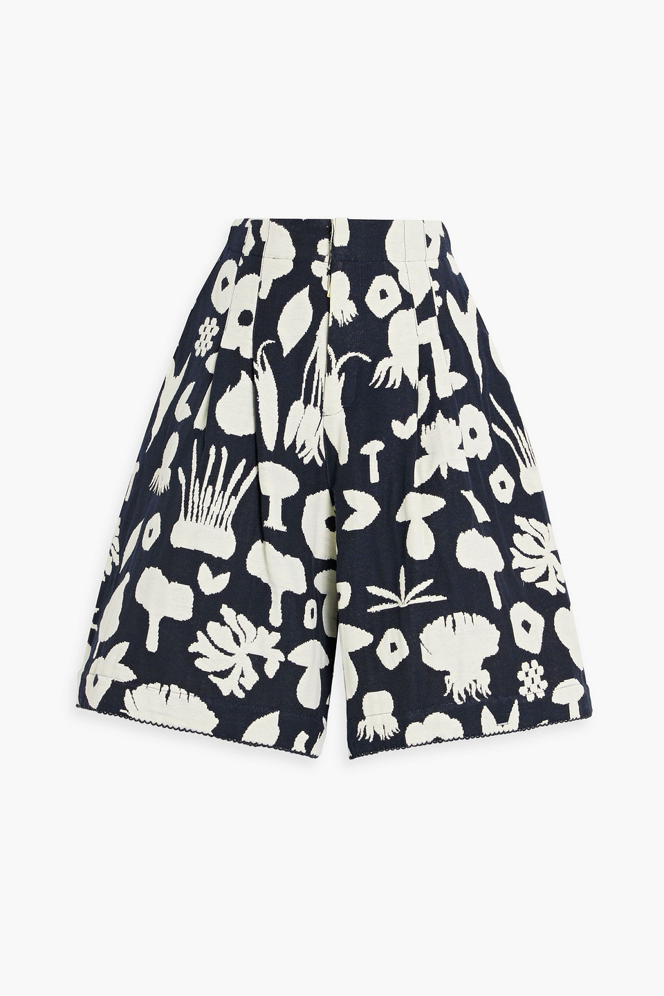 Manaure Setas cotton-blend jacquard shorts