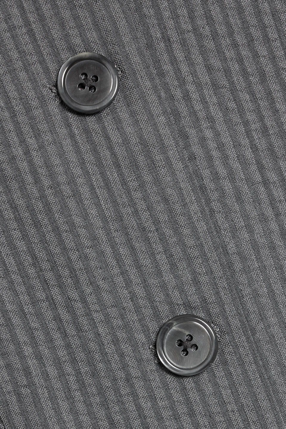Thom Browne Cropped Wool-seersucker Jacket In Anthracite
