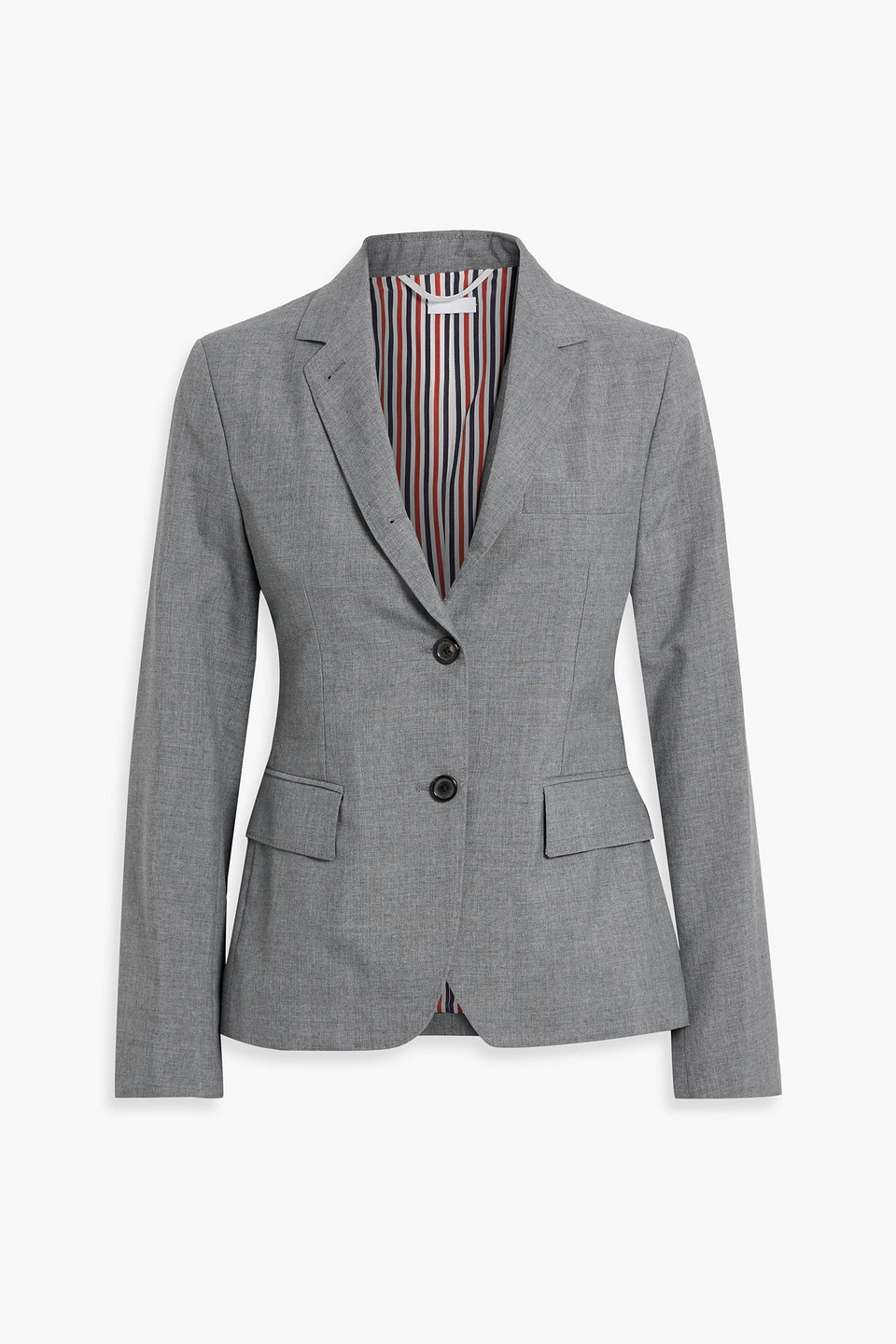 Thom Browne Wool-blend Blazer In Gray