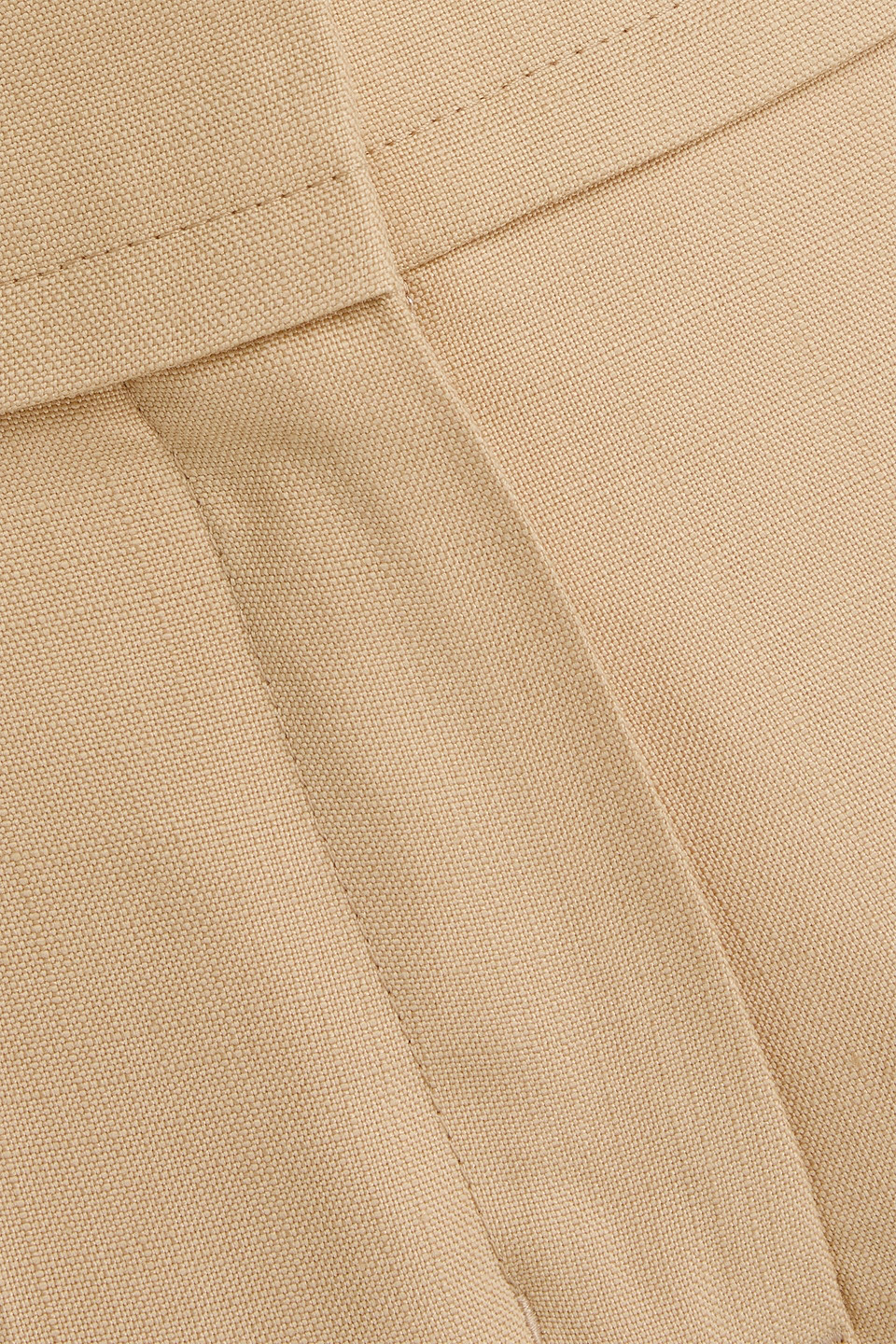 Jacquemus Tibau Canvas Tapered Pants In Beige