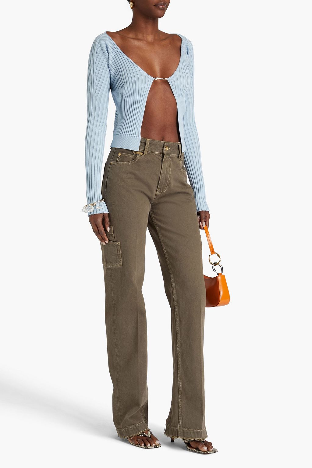 JACQUEMUS Pralu ribbed-knit cardigan