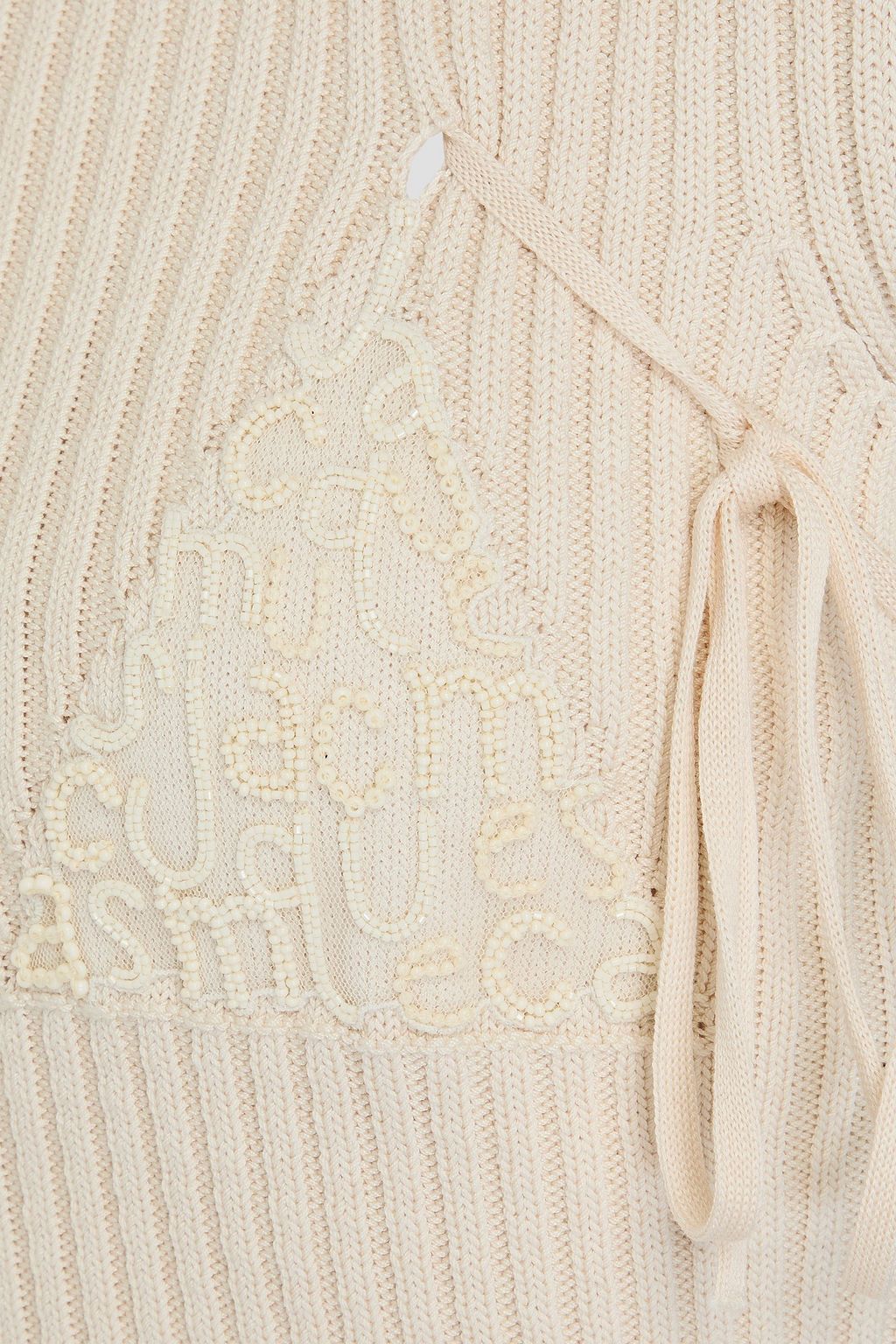 JACQUEMUS بلوزة "لي مايلي بيكيني" من مزيج القطن المضلّع المزركش