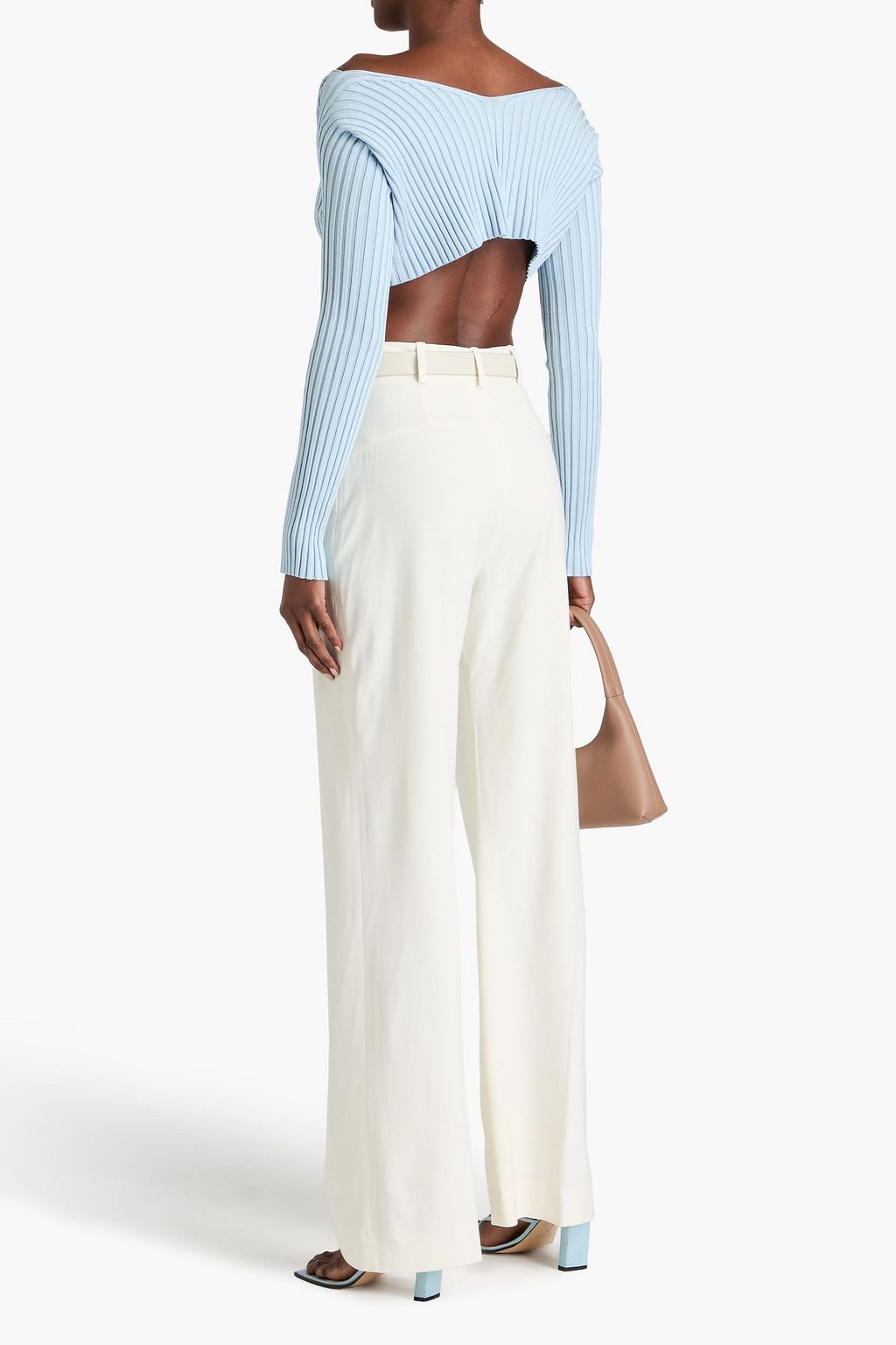 JACQUEMUS Woven flared pants