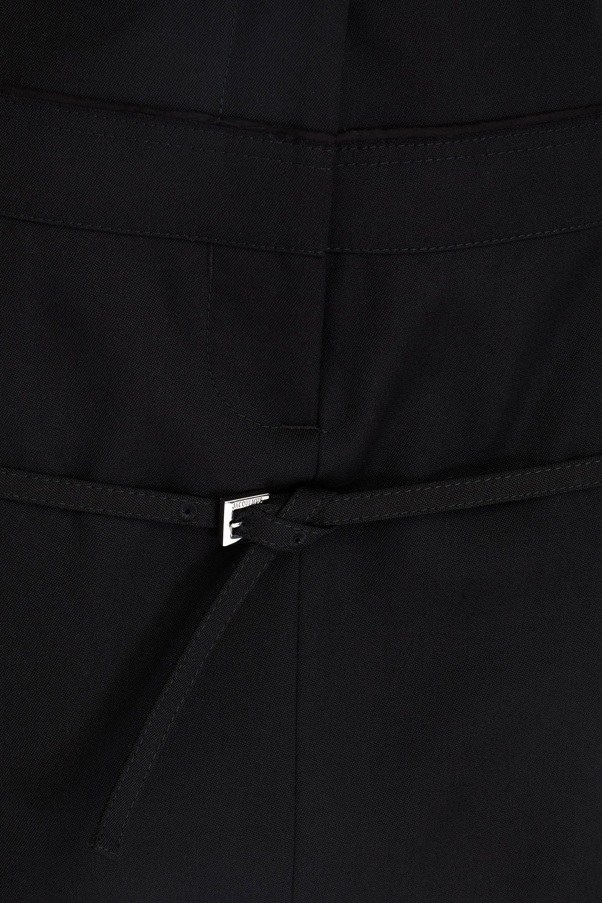 Jacquemus Caraco belted canvas pencil skirt