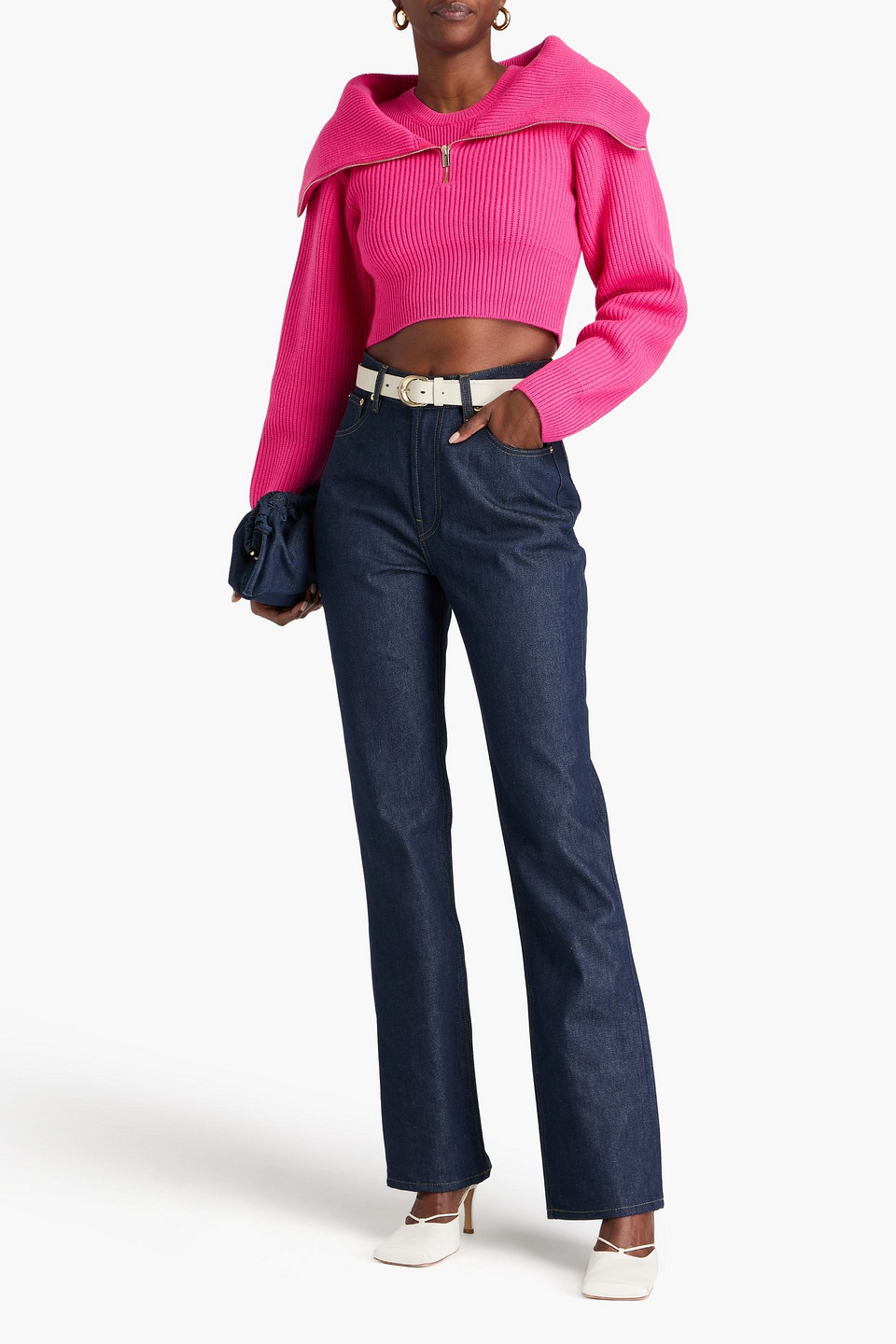  Jacquemus - High-rise Bootcut Jeans - Blue - 24 