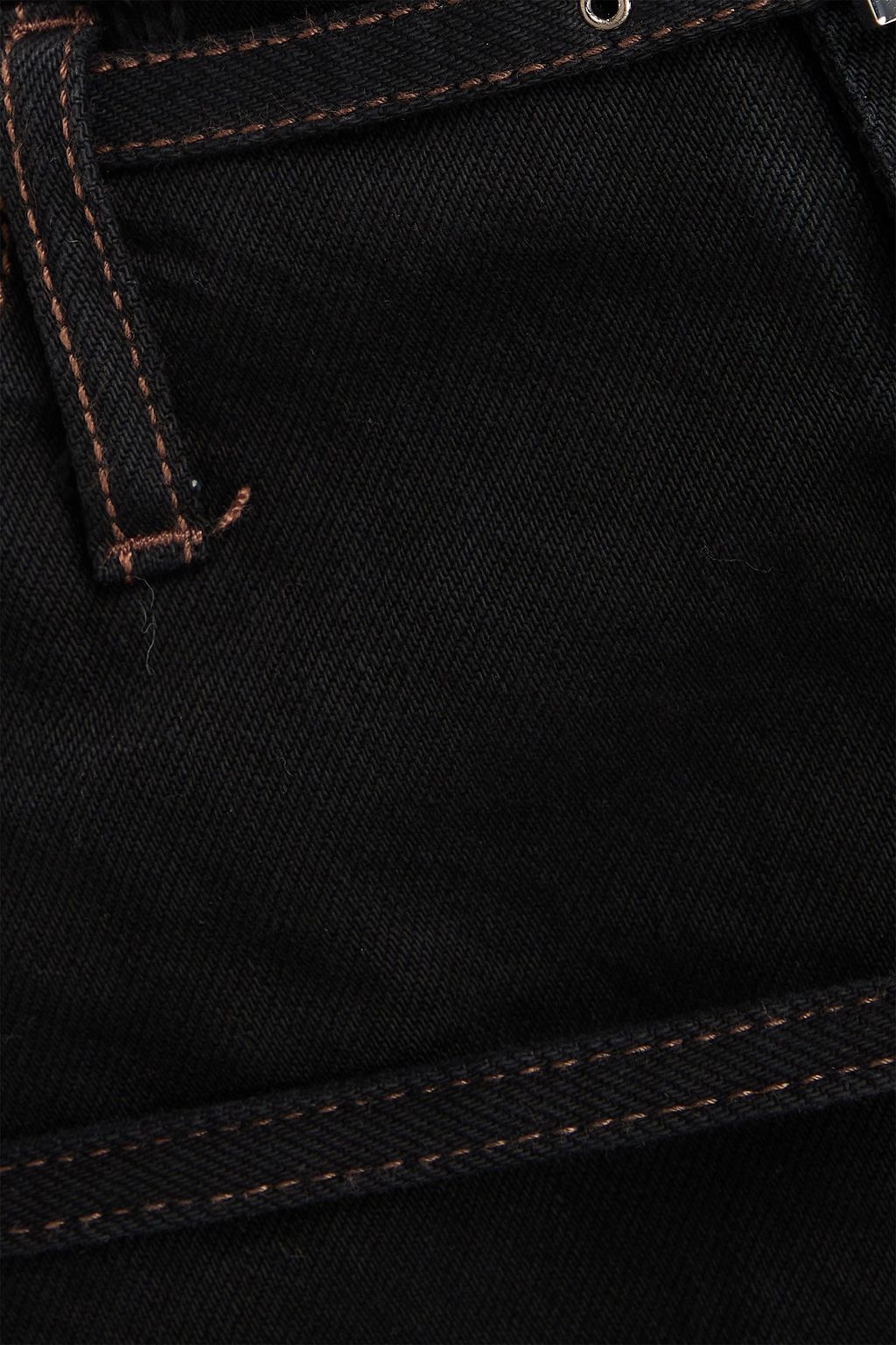 JACQUEMUS ハイライズ ストレートレッグジーンズ ベルト付き